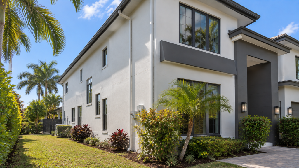 PROJECT 2 COOLOR MODE PAINTING 4 Illustrative exterior color concept with coordinated walls and trim.