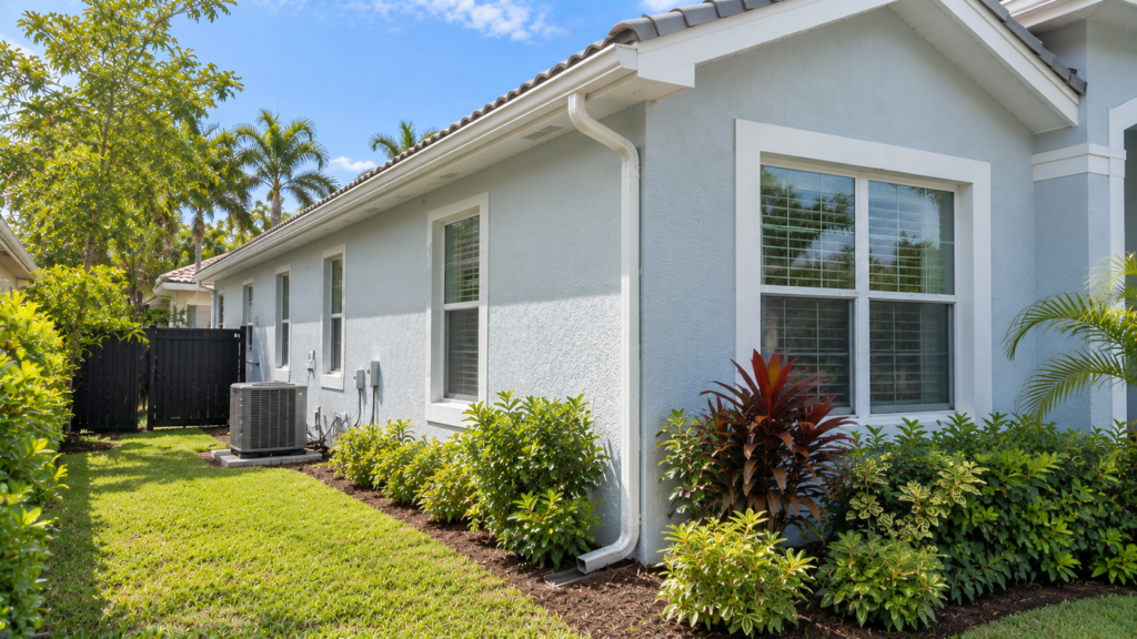 PROJECT 3 COLOR MODE PAINTING 2 Illustrative coastal exterior painting concept for a South Florida home.