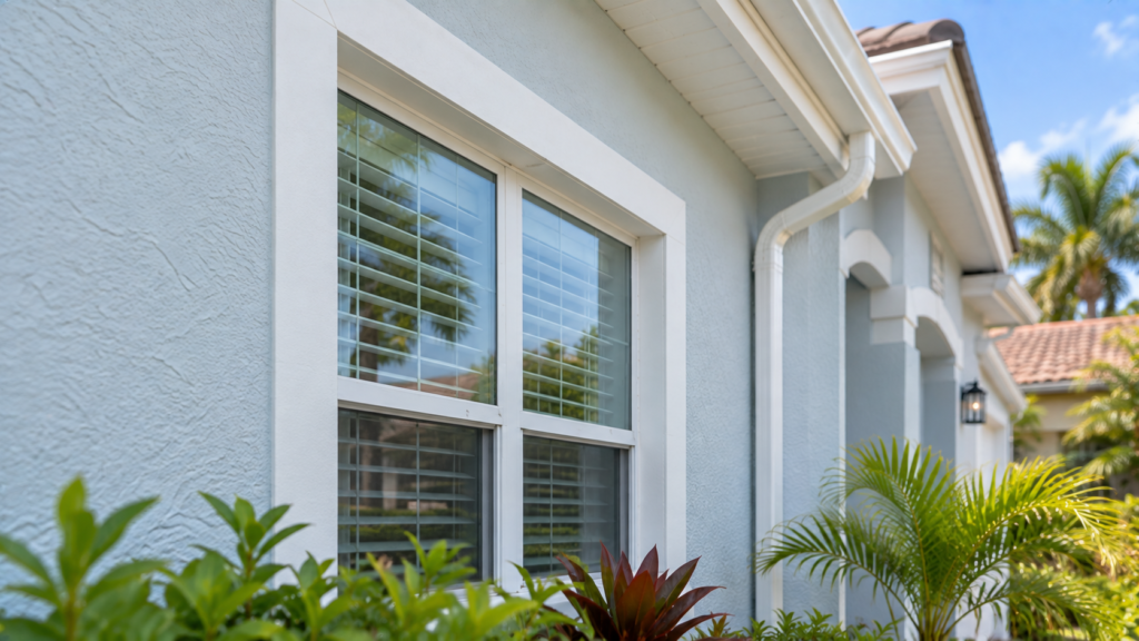 PROJECT 3 COLOR MODE PAINTING 8 Illustrative coastal exterior painting concept for a South Florida home.
